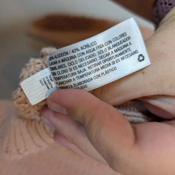 Universal Threads Knit Peach Sweater Women Small - Picture 7 of 10